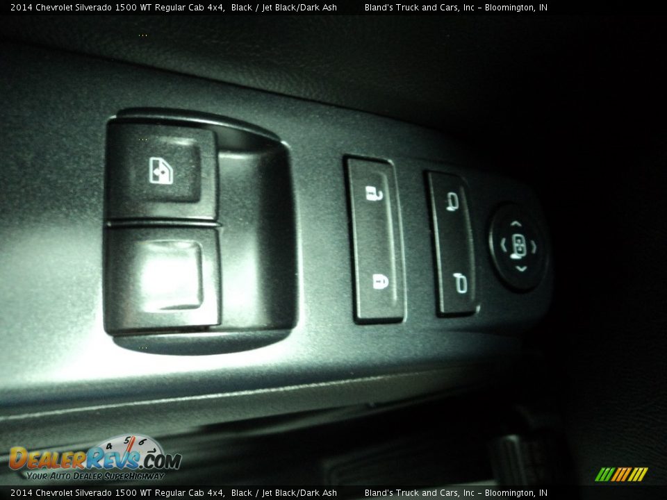 2014 Chevrolet Silverado 1500 WT Regular Cab 4x4 Black / Jet Black/Dark Ash Photo #9