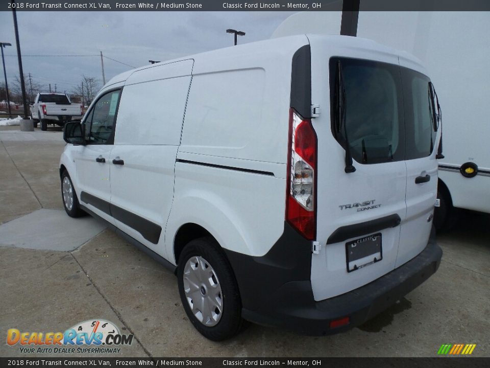 2018 Ford Transit Connect XL Van Frozen White / Medium Stone Photo #3