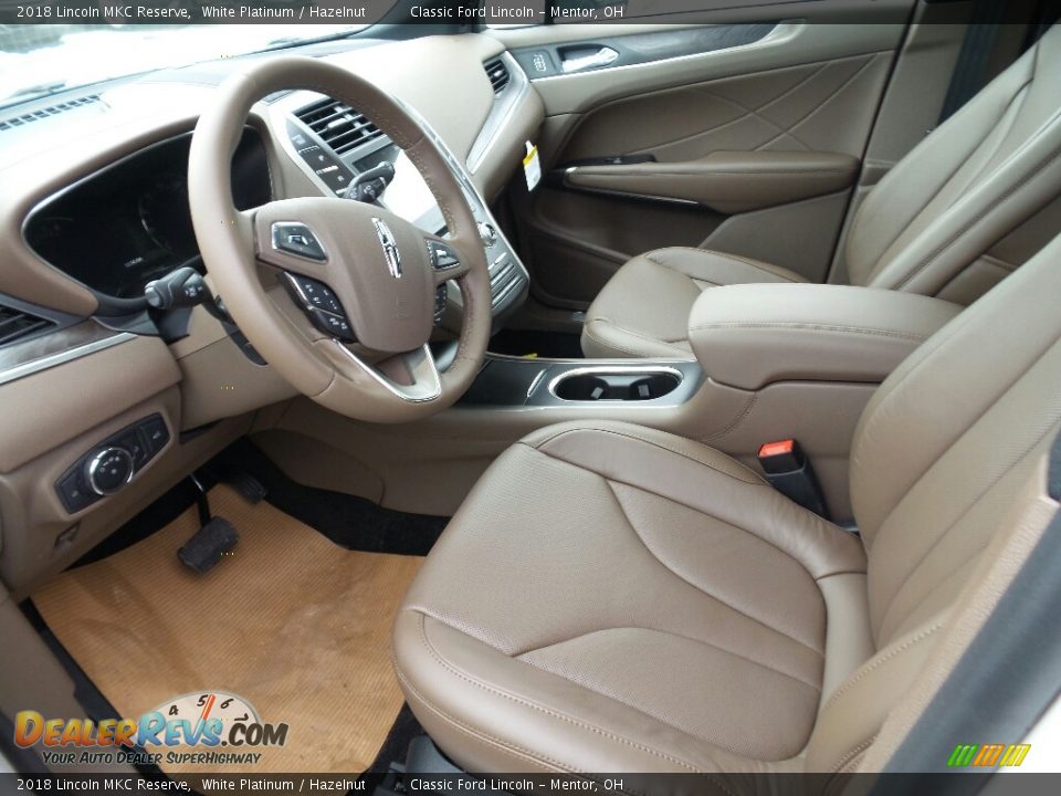 2018 Lincoln MKC Reserve White Platinum / Hazelnut Photo #3