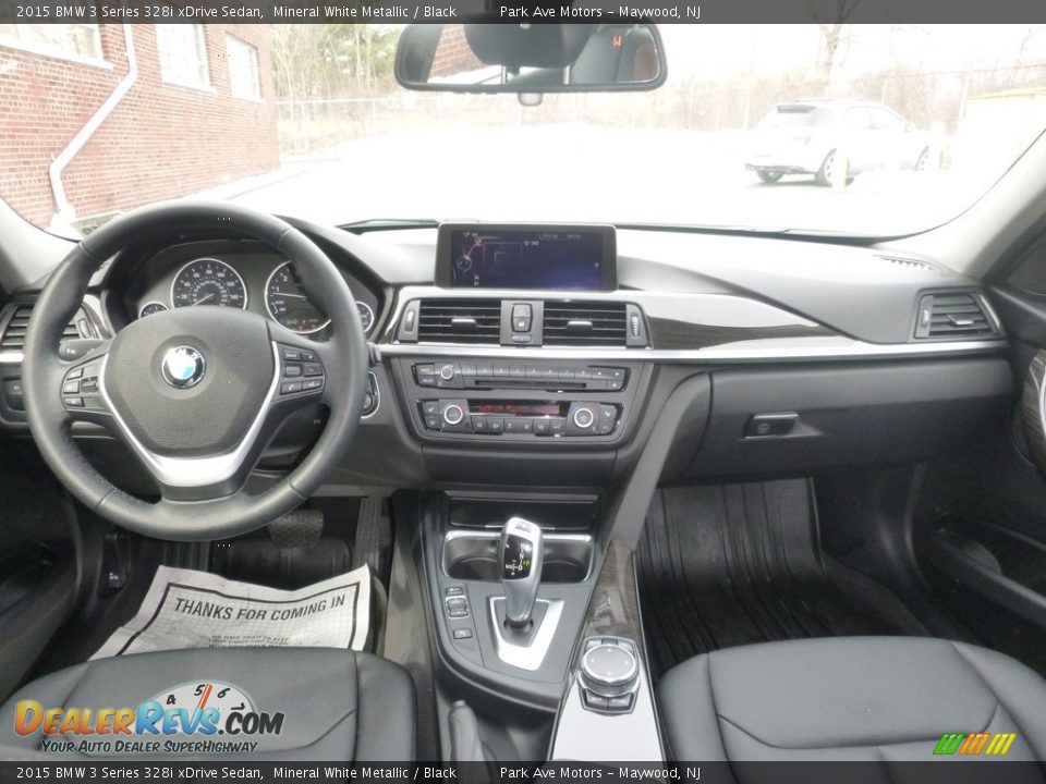 2015 BMW 3 Series 328i xDrive Sedan Mineral White Metallic / Black Photo #27