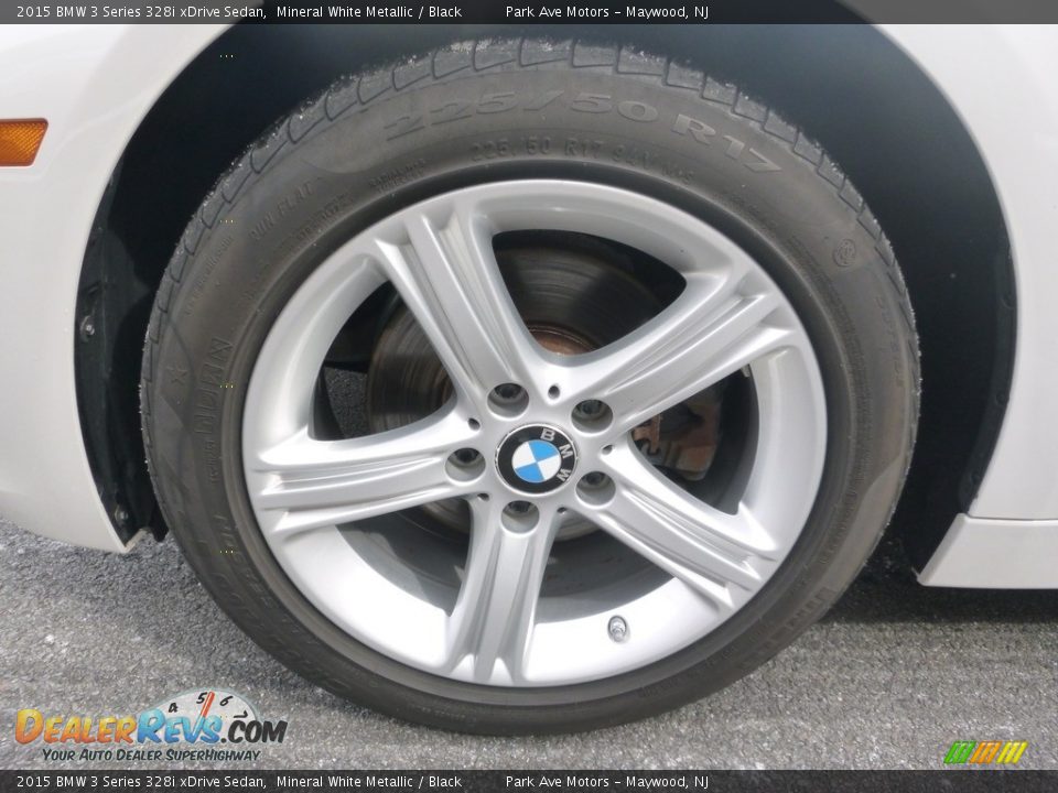 2015 BMW 3 Series 328i xDrive Sedan Mineral White Metallic / Black Photo #31