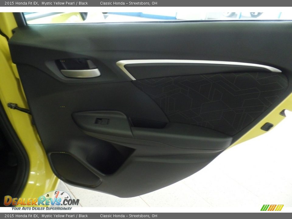 2015 Honda Fit EX Mystic Yellow Pearl / Black Photo #18