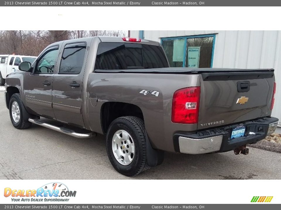 2013 Chevrolet Silverado 1500 LT Crew Cab 4x4 Mocha Steel Metallic / Ebony Photo #6