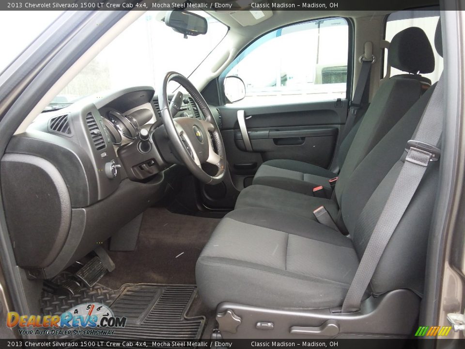 2013 Chevrolet Silverado 1500 LT Crew Cab 4x4 Mocha Steel Metallic / Ebony Photo #8