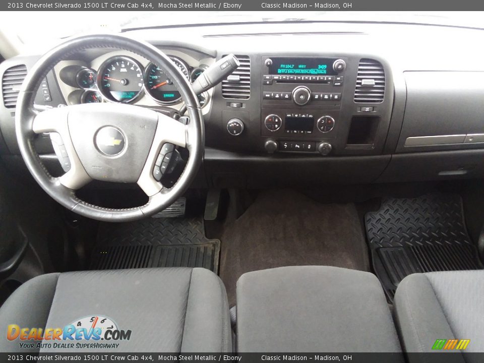 2013 Chevrolet Silverado 1500 LT Crew Cab 4x4 Mocha Steel Metallic / Ebony Photo #9