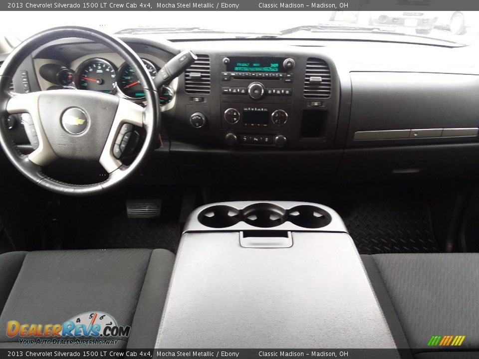 2013 Chevrolet Silverado 1500 LT Crew Cab 4x4 Mocha Steel Metallic / Ebony Photo #10