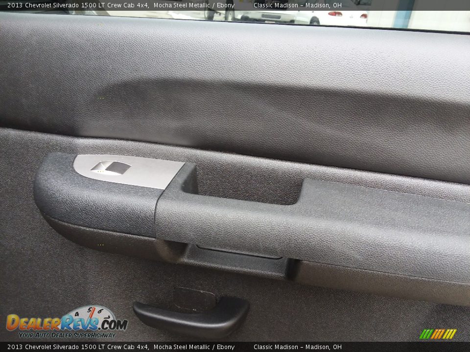 2013 Chevrolet Silverado 1500 LT Crew Cab 4x4 Mocha Steel Metallic / Ebony Photo #14