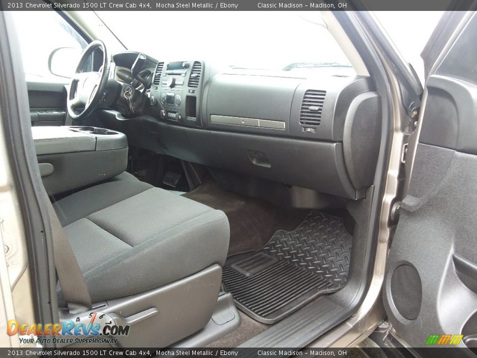 2013 Chevrolet Silverado 1500 LT Crew Cab 4x4 Mocha Steel Metallic / Ebony Photo #15