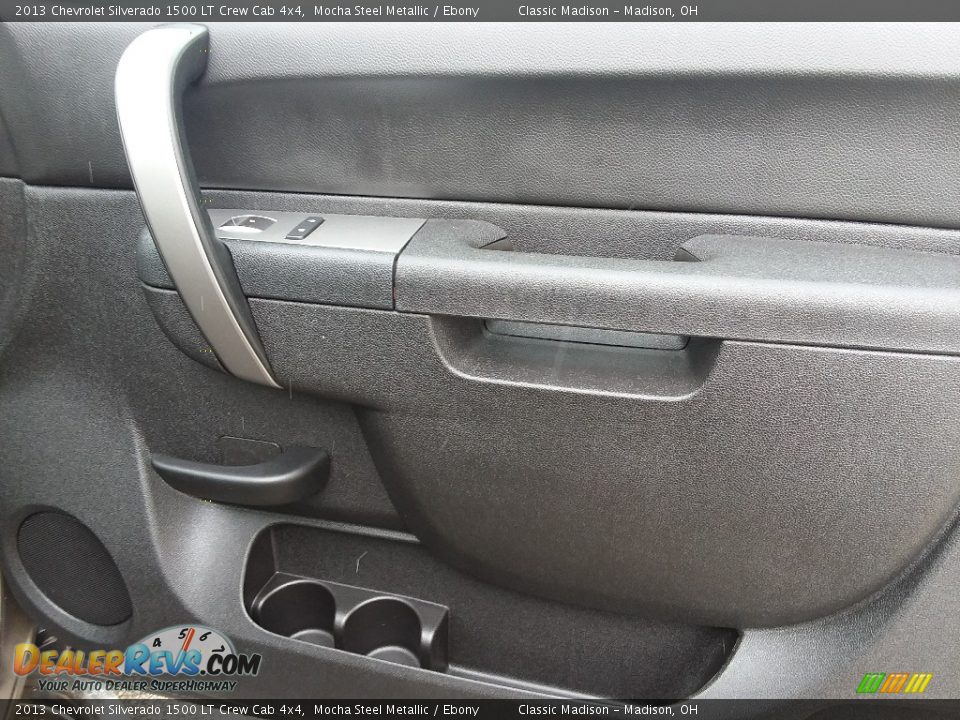 2013 Chevrolet Silverado 1500 LT Crew Cab 4x4 Mocha Steel Metallic / Ebony Photo #16