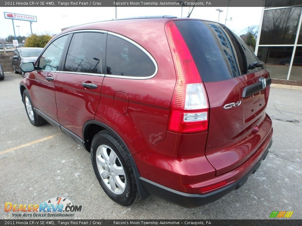 2011 Honda CR-V SE 4WD Tango Red Pearl / Gray Photo #3