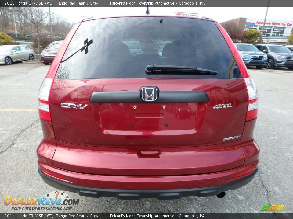 2011 Honda CR-V SE 4WD Tango Red Pearl / Gray Photo #4