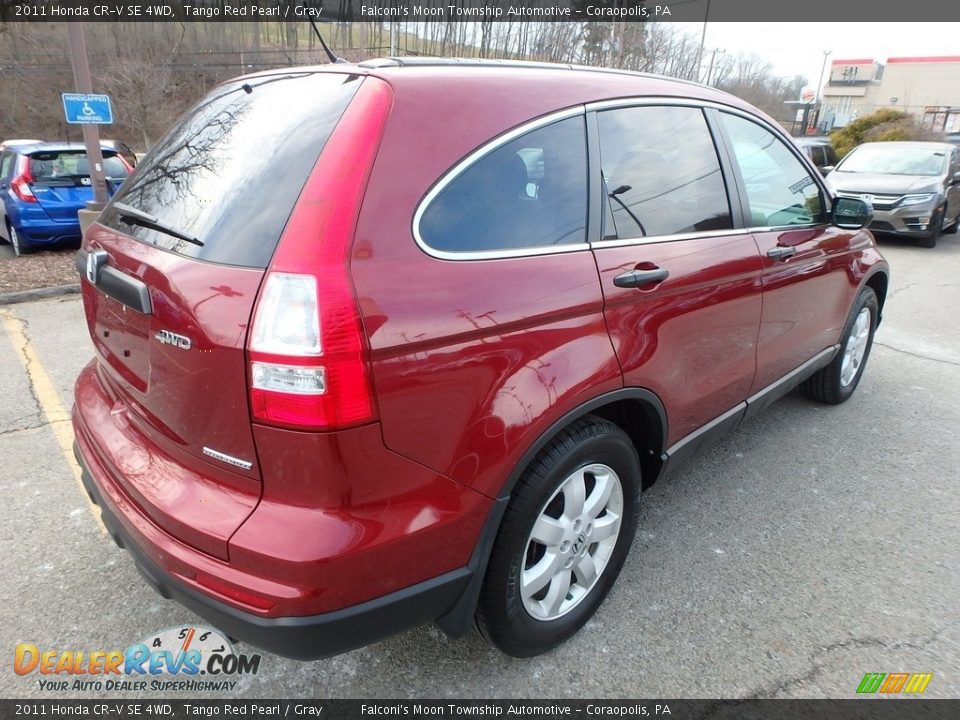 2011 Honda CR-V SE 4WD Tango Red Pearl / Gray Photo #6