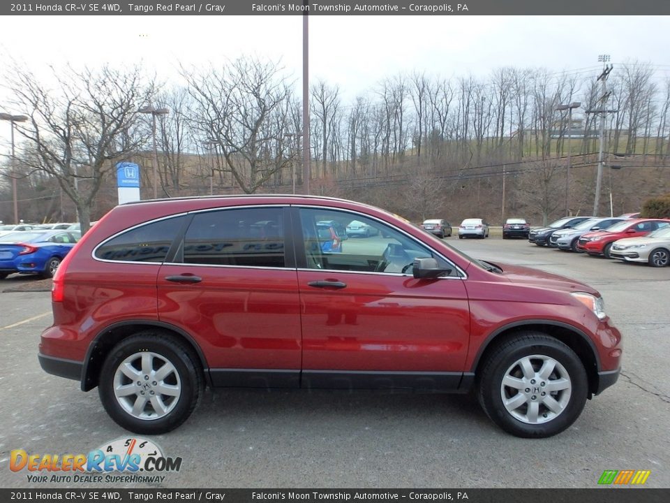 2011 Honda CR-V SE 4WD Tango Red Pearl / Gray Photo #7