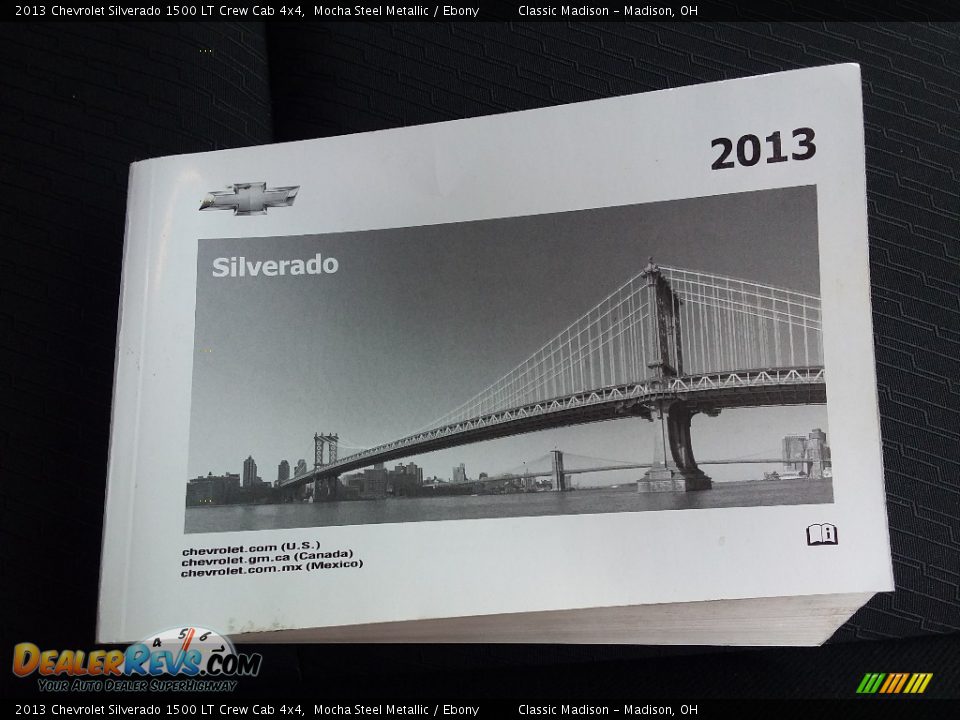 2013 Chevrolet Silverado 1500 LT Crew Cab 4x4 Mocha Steel Metallic / Ebony Photo #20