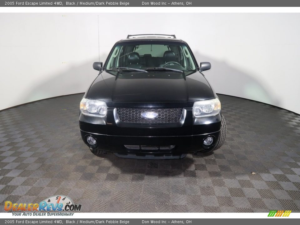 2005 Ford Escape Limited 4WD Black / Medium/Dark Pebble Beige Photo #7