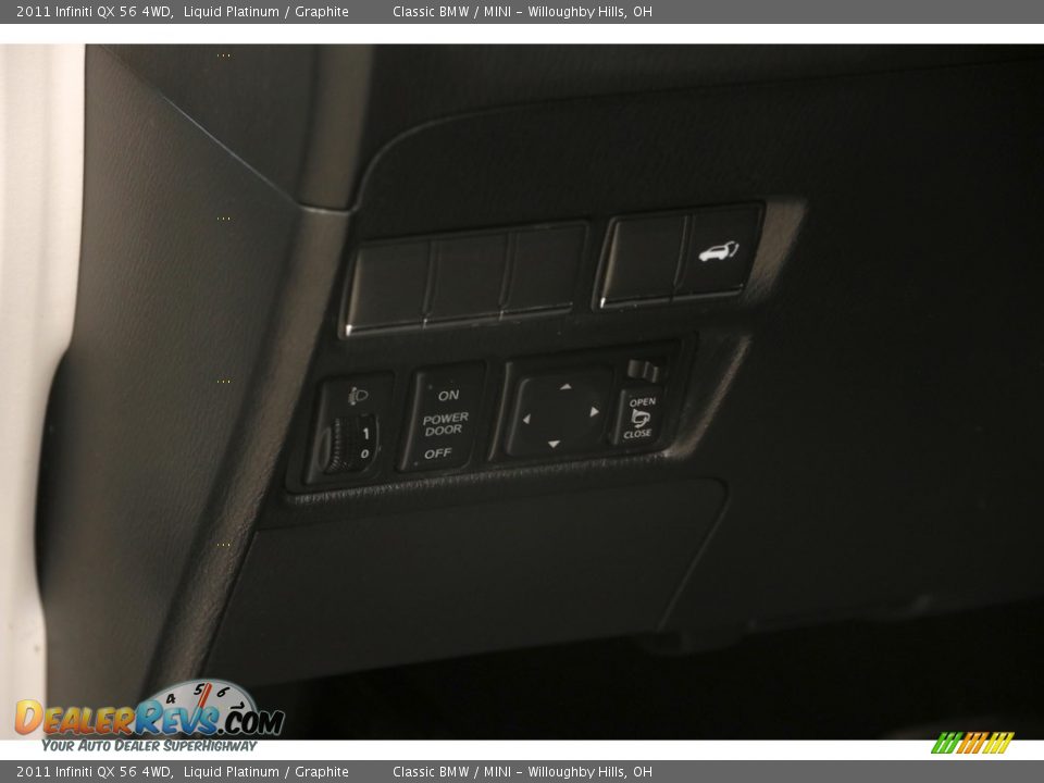 2011 Infiniti QX 56 4WD Liquid Platinum / Graphite Photo #6
