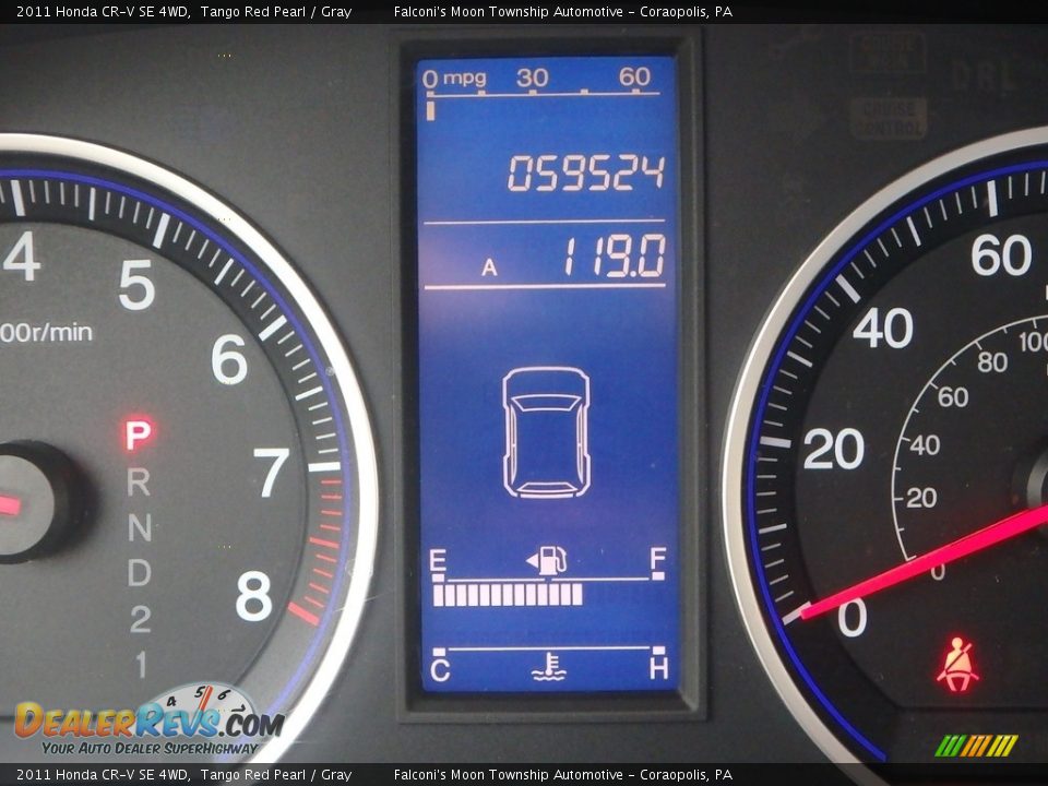 2011 Honda CR-V SE 4WD Tango Red Pearl / Gray Photo #25