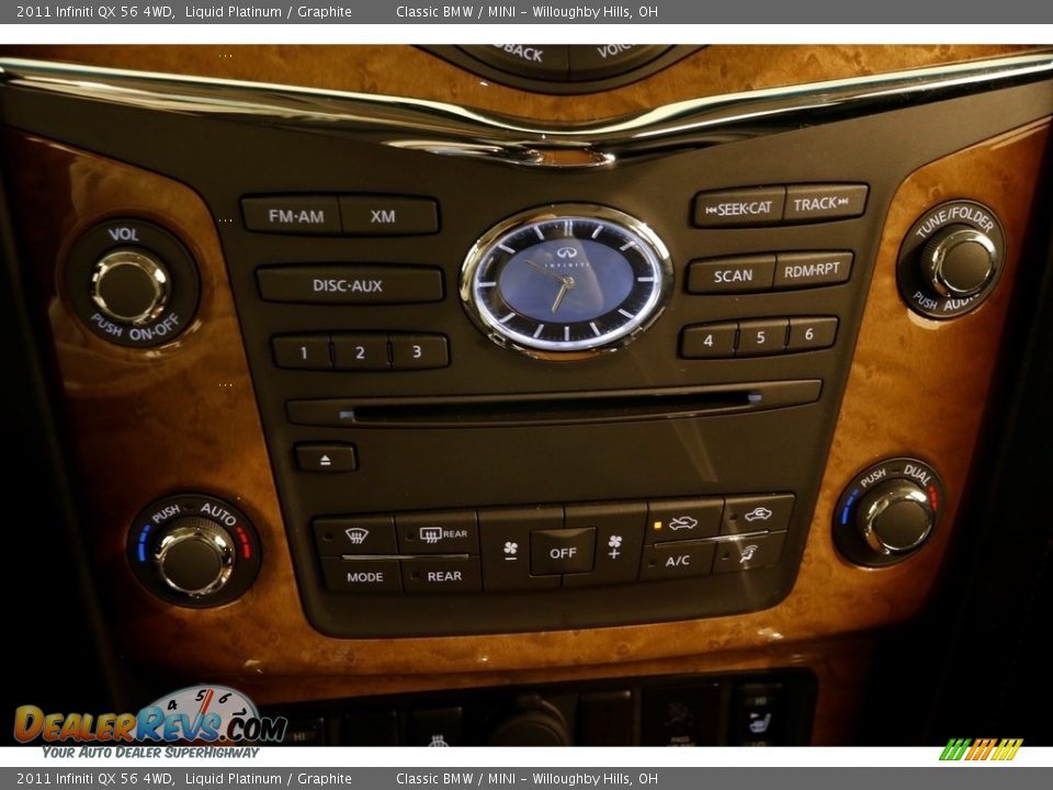 2011 Infiniti QX 56 4WD Liquid Platinum / Graphite Photo #21