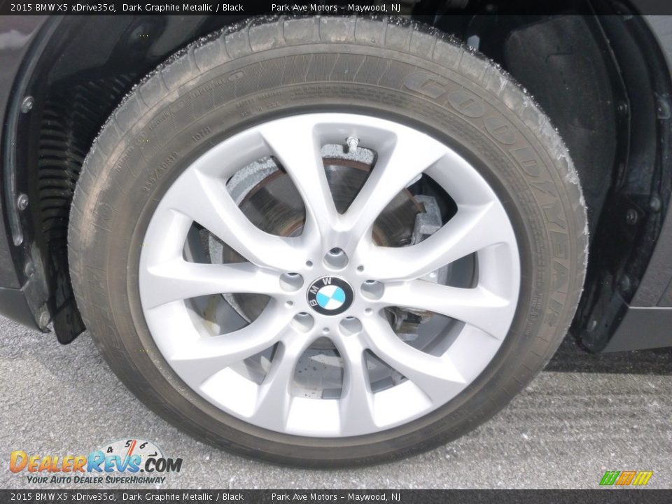 2015 BMW X5 xDrive35d Dark Graphite Metallic / Black Photo #32