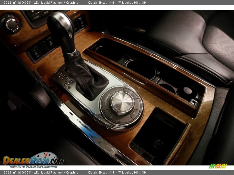 2011 Infiniti QX 56 4WD Liquid Platinum / Graphite Photo #23