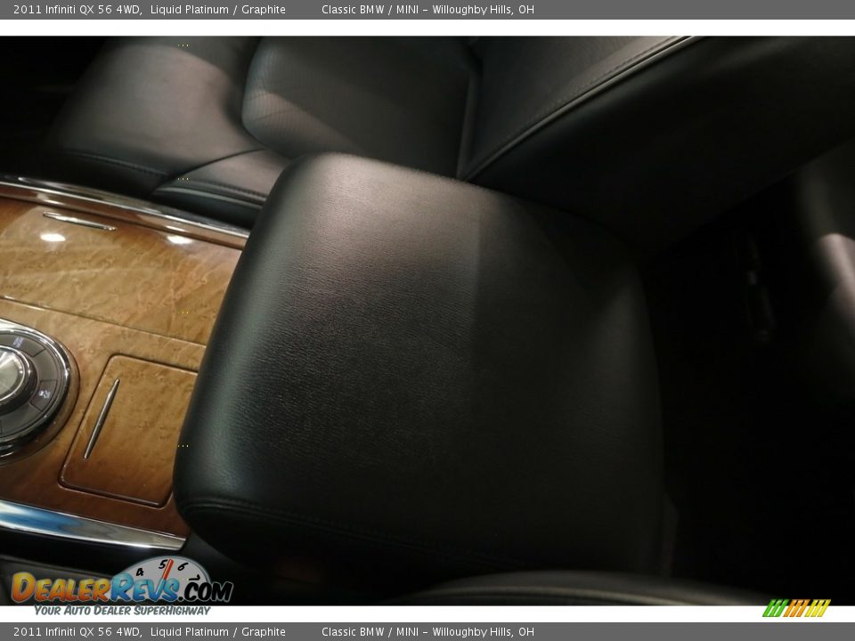 2011 Infiniti QX 56 4WD Liquid Platinum / Graphite Photo #25