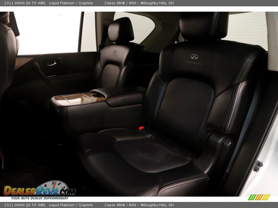2011 Infiniti QX 56 4WD Liquid Platinum / Graphite Photo #30