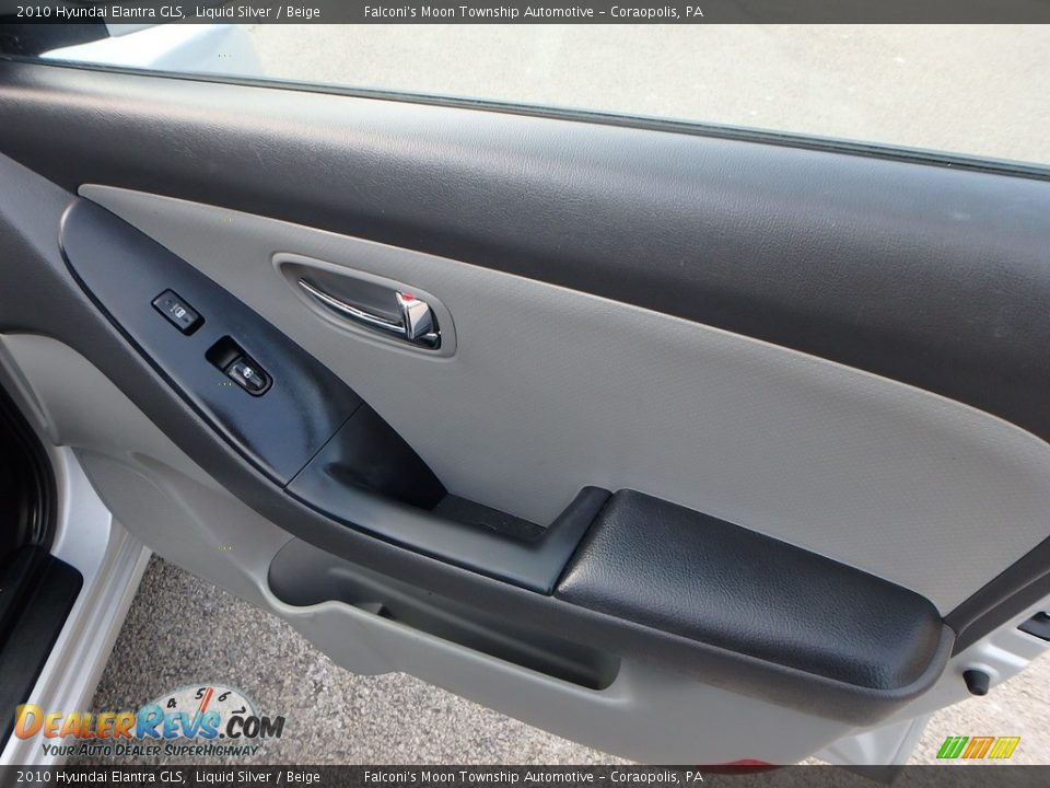 2010 Hyundai Elantra GLS Liquid Silver / Beige Photo #12