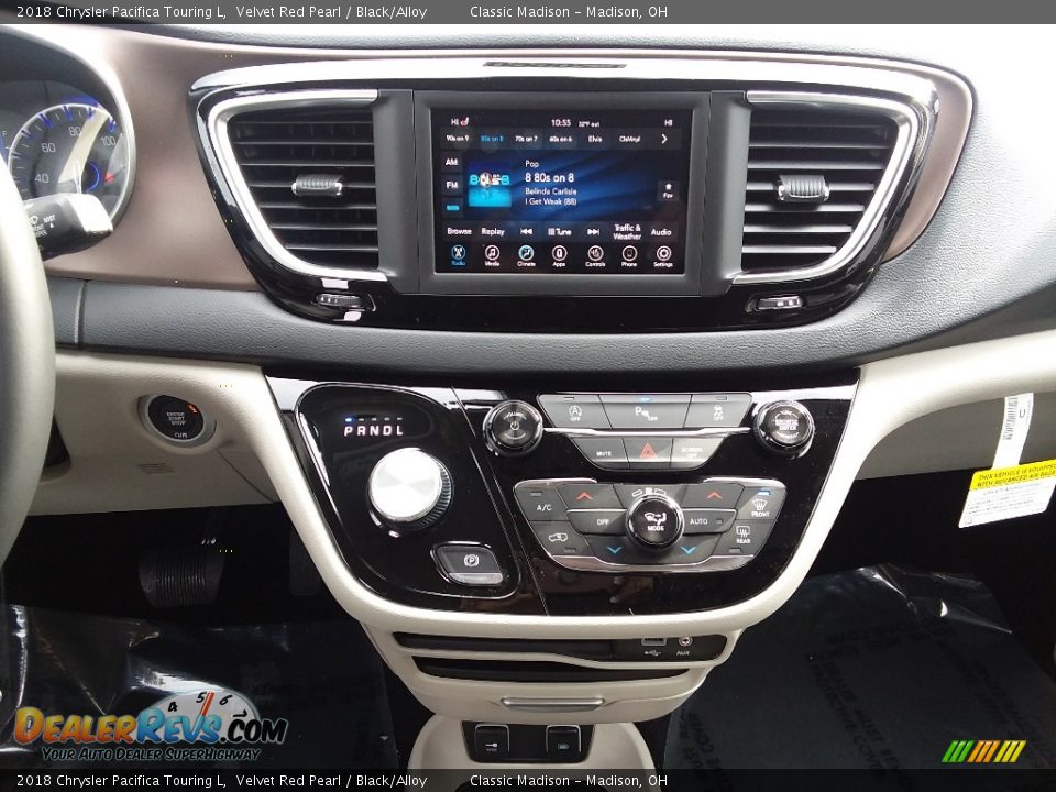 2018 Chrysler Pacifica Touring L Velvet Red Pearl / Black/Alloy Photo #9