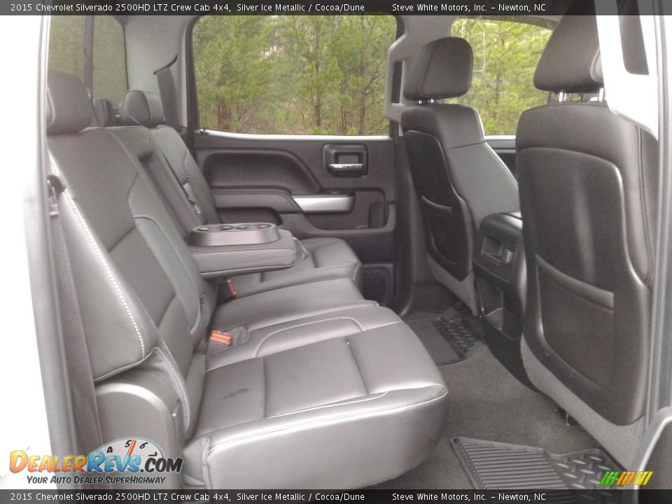 2015 Chevrolet Silverado 2500HD LTZ Crew Cab 4x4 Silver Ice Metallic / Cocoa/Dune Photo #13