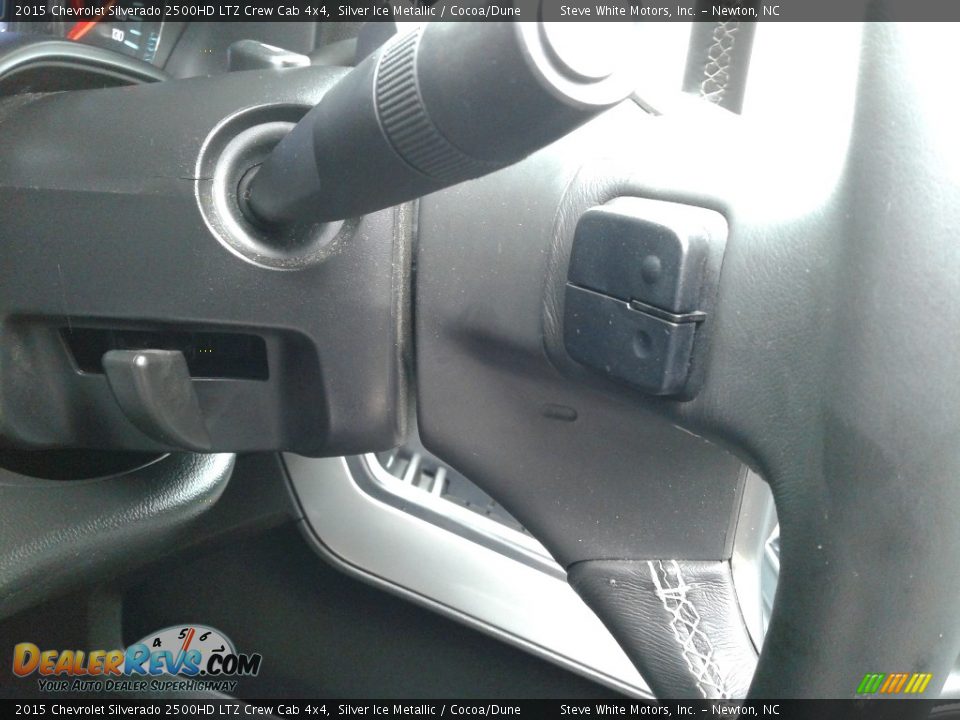 2015 Chevrolet Silverado 2500HD LTZ Crew Cab 4x4 Silver Ice Metallic / Cocoa/Dune Photo #15
