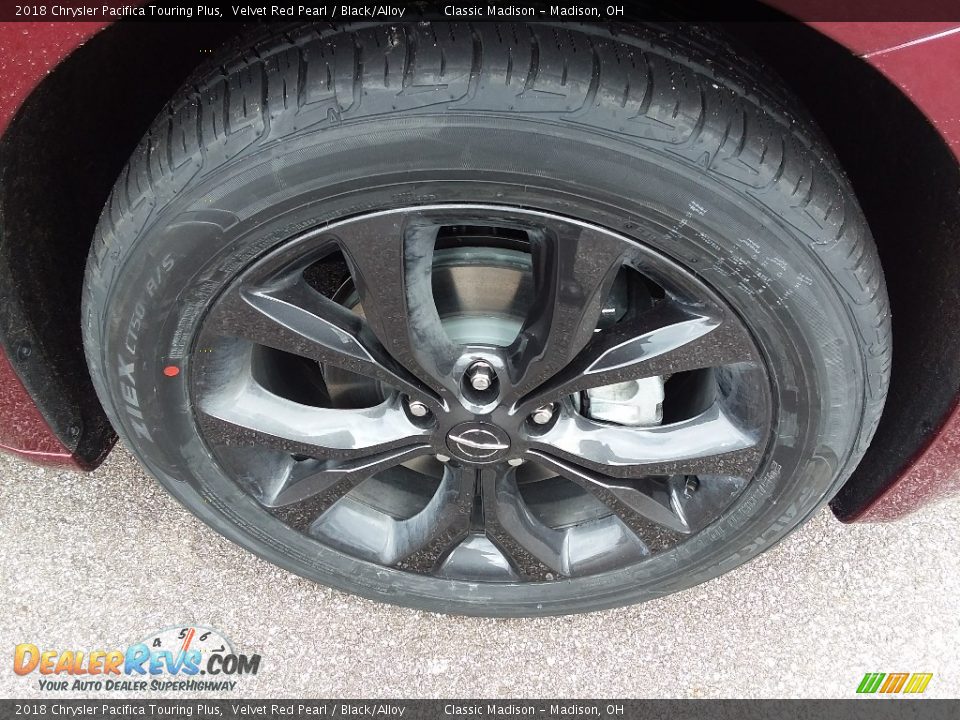 2018 Chrysler Pacifica Touring Plus Velvet Red Pearl / Black/Alloy Photo #3