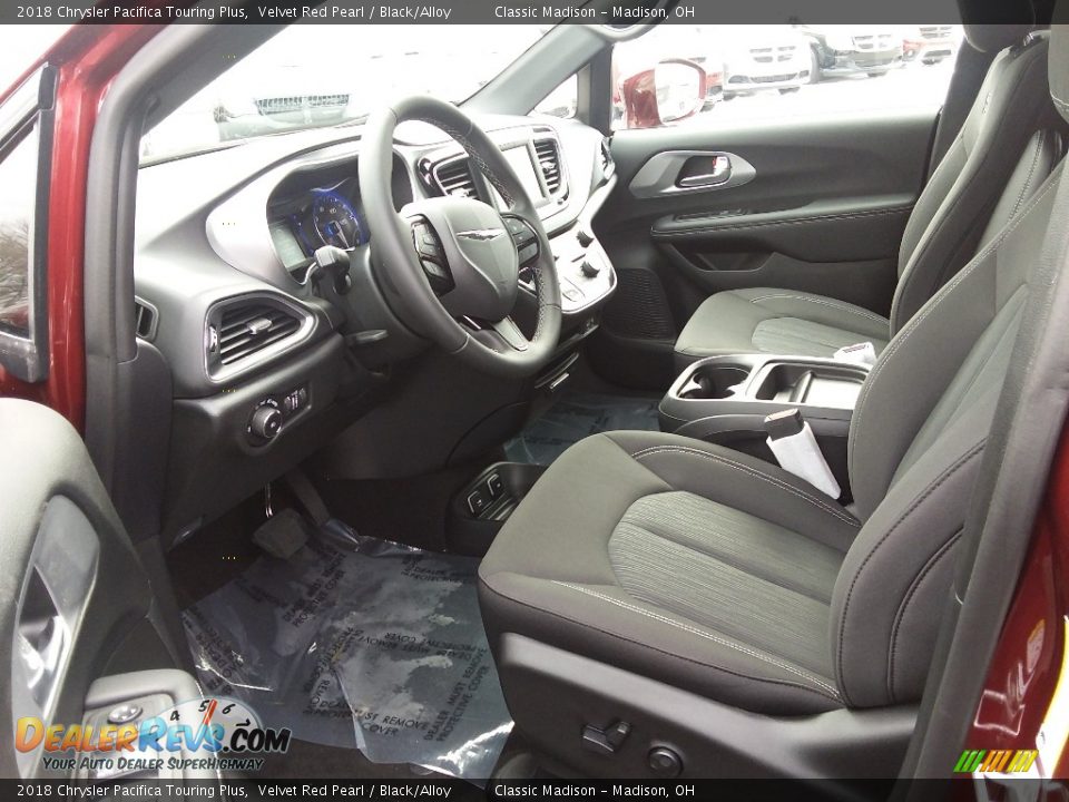 2018 Chrysler Pacifica Touring Plus Velvet Red Pearl / Black/Alloy Photo #6
