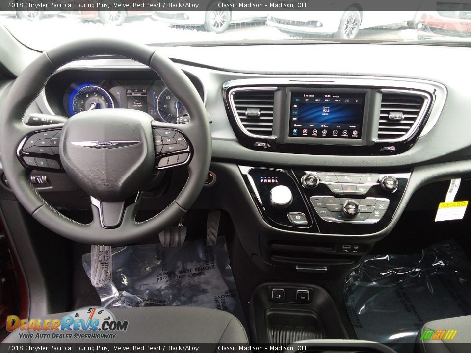2018 Chrysler Pacifica Touring Plus Velvet Red Pearl / Black/Alloy Photo #8