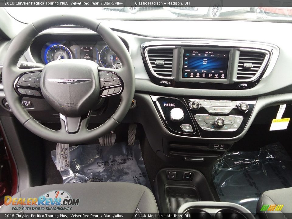 2018 Chrysler Pacifica Touring Plus Velvet Red Pearl / Black/Alloy Photo #9