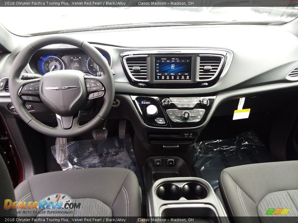 2018 Chrysler Pacifica Touring Plus Velvet Red Pearl / Black/Alloy Photo #11