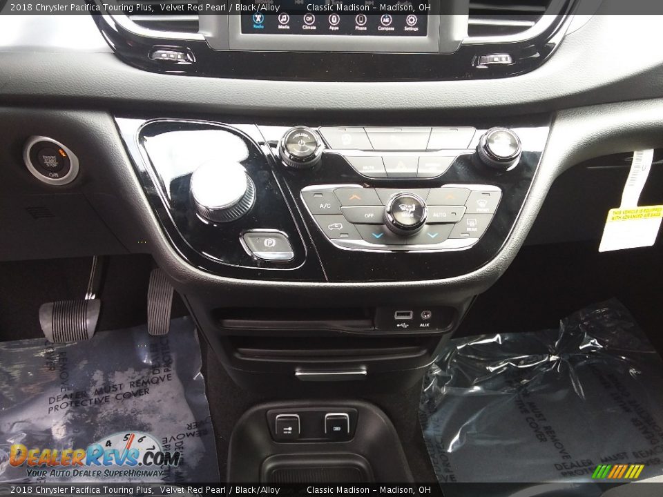 2018 Chrysler Pacifica Touring Plus Velvet Red Pearl / Black/Alloy Photo #12