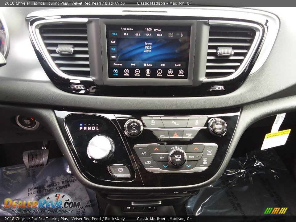 2018 Chrysler Pacifica Touring Plus Velvet Red Pearl / Black/Alloy Photo #13