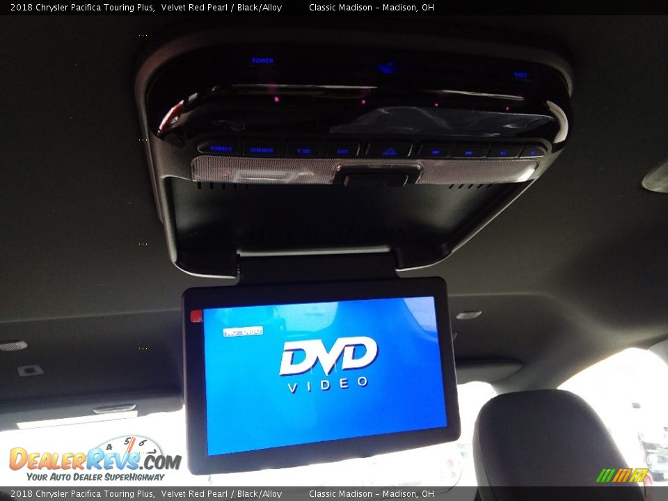 2018 Chrysler Pacifica Touring Plus Velvet Red Pearl / Black/Alloy Photo #14
