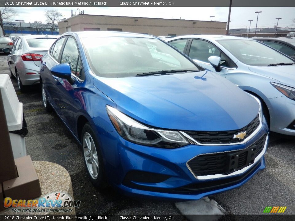 2018 Chevrolet Cruze LT Kinetic Blue Metallic / Jet Black Photo #3