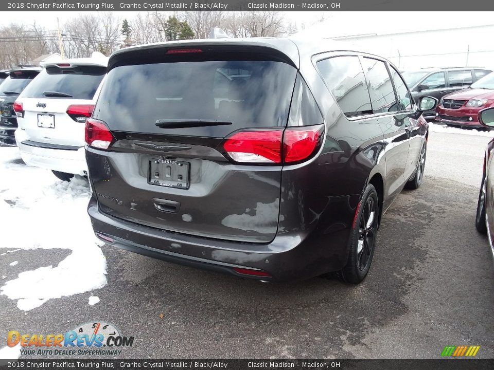 2018 Chrysler Pacifica Touring Plus Granite Crystal Metallic / Black/Alloy Photo #3