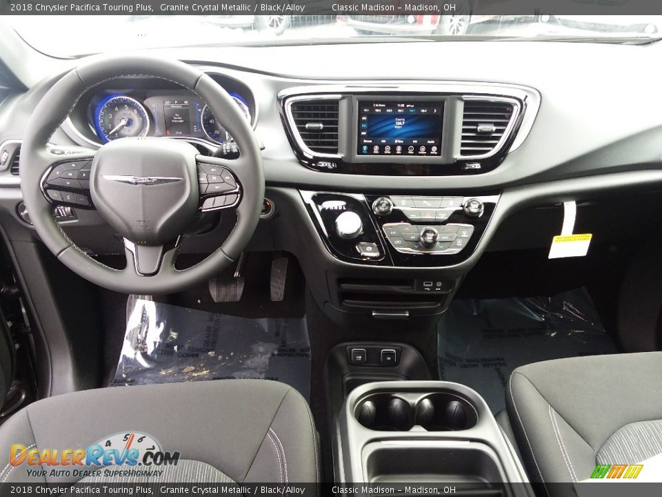 2018 Chrysler Pacifica Touring Plus Granite Crystal Metallic / Black/Alloy Photo #6