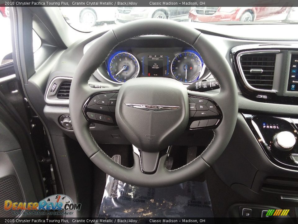 2018 Chrysler Pacifica Touring Plus Granite Crystal Metallic / Black/Alloy Photo #7
