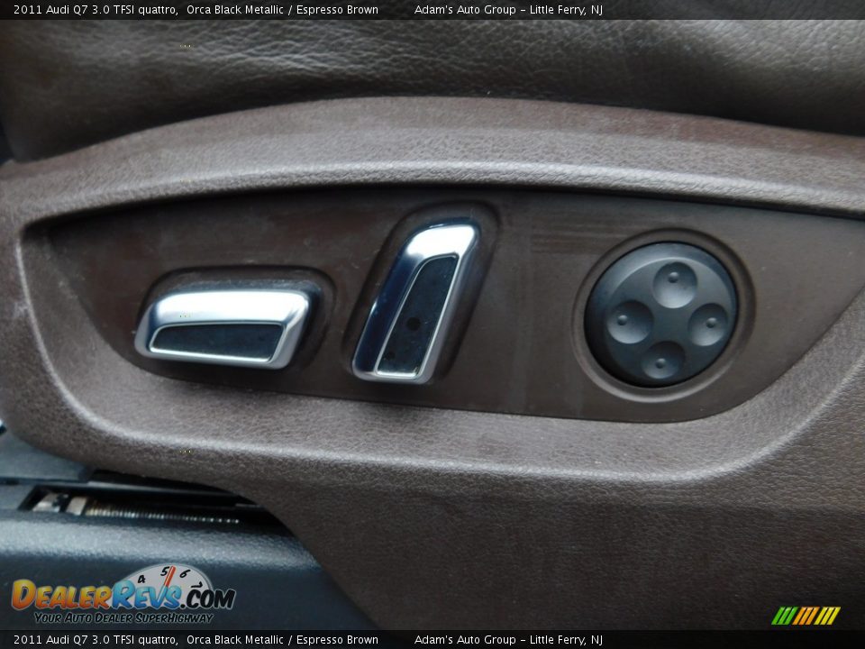 2011 Audi Q7 3.0 TFSI quattro Orca Black Metallic / Espresso Brown Photo #18