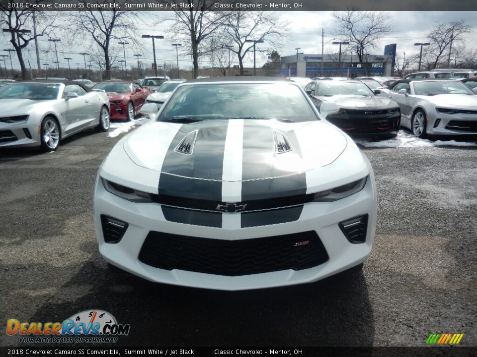 2018 Chevrolet Camaro SS Convertible Summit White / Jet Black Photo #2