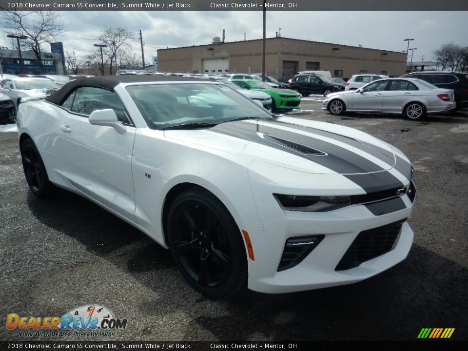 2018 Chevrolet Camaro SS Convertible Summit White / Jet Black Photo #3