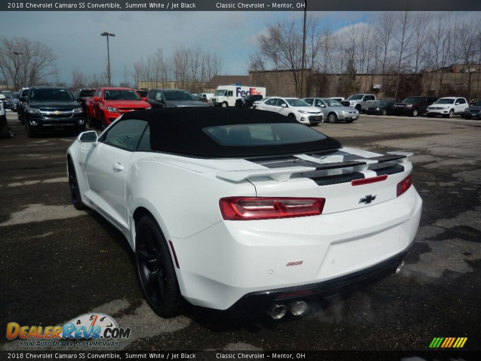 2018 Chevrolet Camaro SS Convertible Summit White / Jet Black Photo #6
