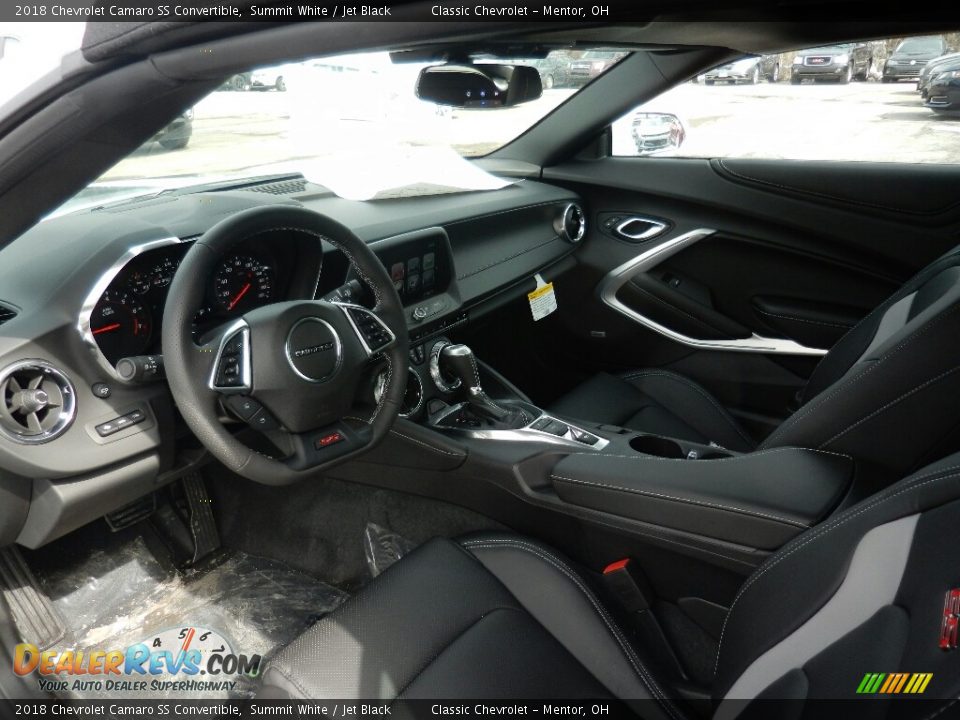 2018 Chevrolet Camaro SS Convertible Summit White / Jet Black Photo #7