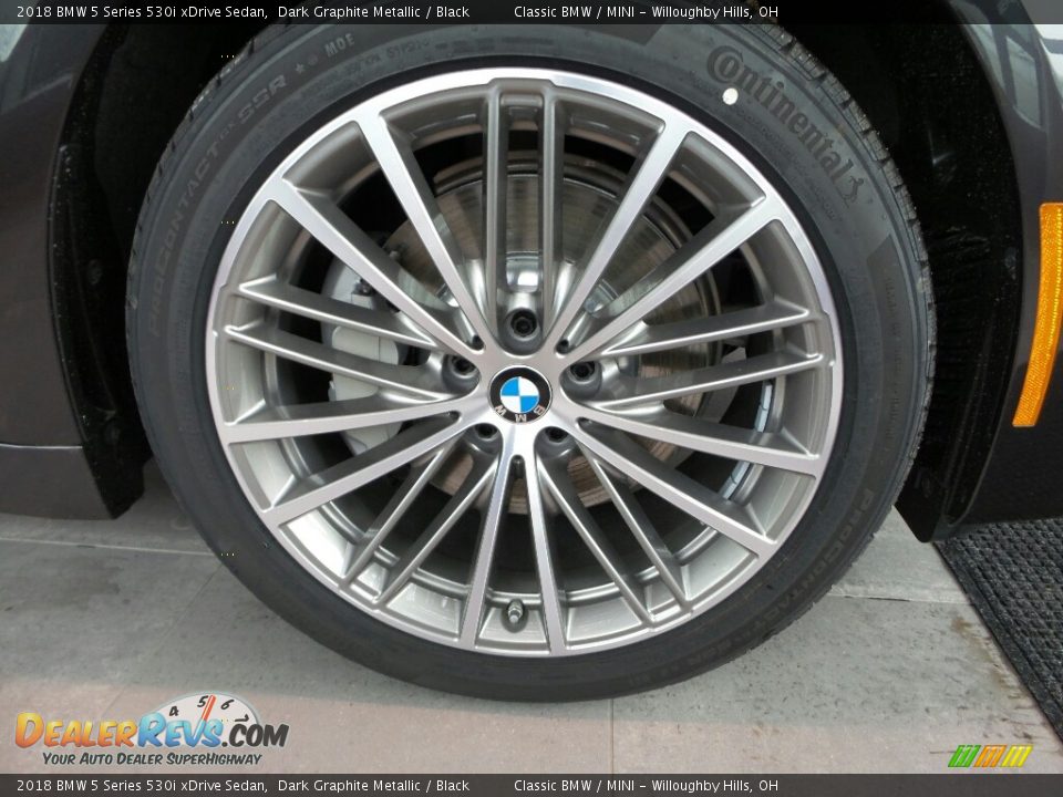 2018 BMW 5 Series 530i xDrive Sedan Dark Graphite Metallic / Black Photo #4