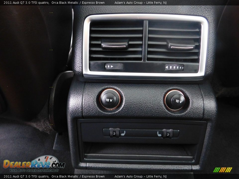 2011 Audi Q7 3.0 TFSI quattro Orca Black Metallic / Espresso Brown Photo #34