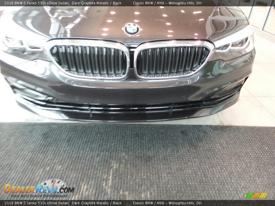 2018 BMW 5 Series 530i xDrive Sedan Dark Graphite Metallic / Black Photo #5